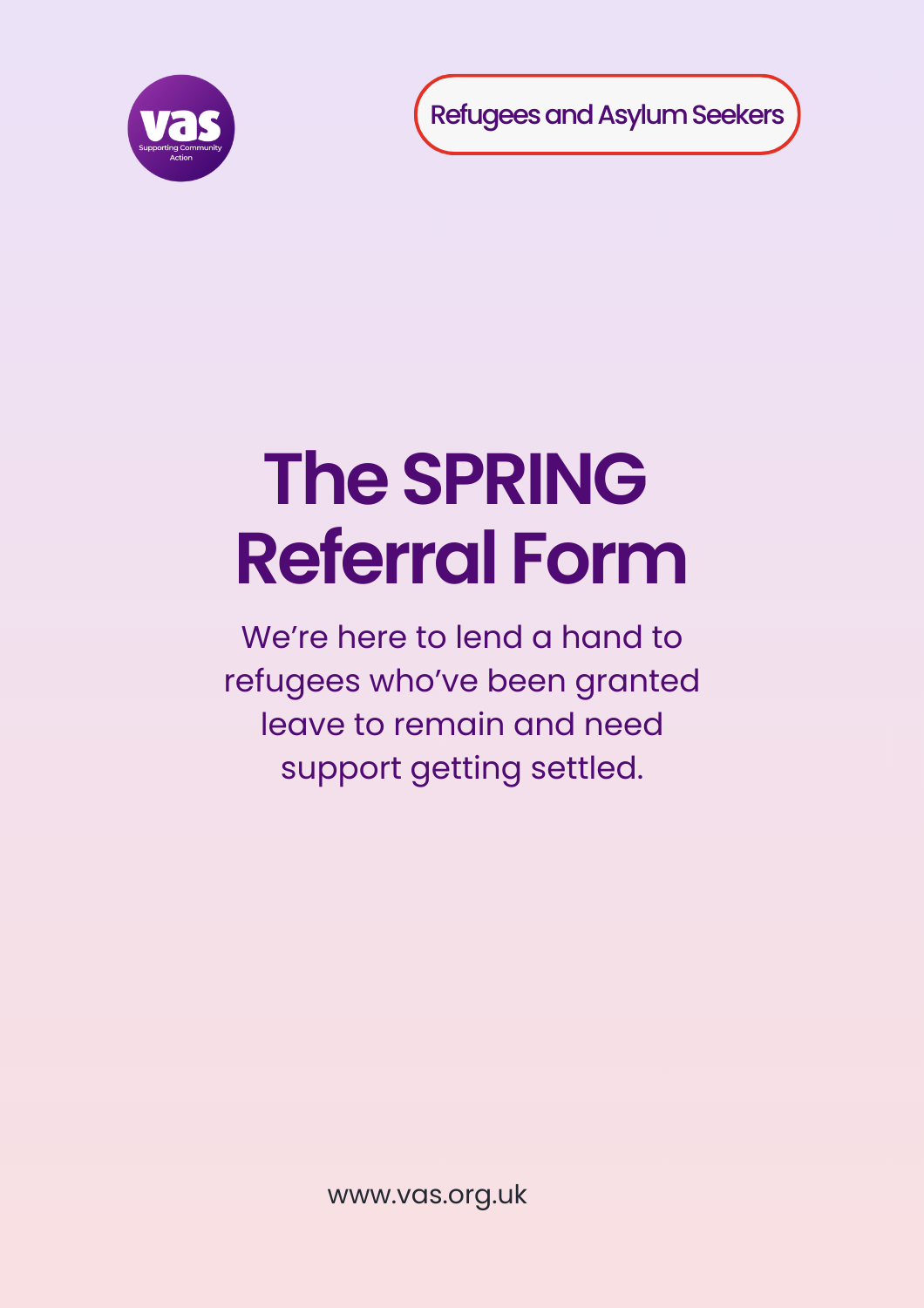 The Spring referral form